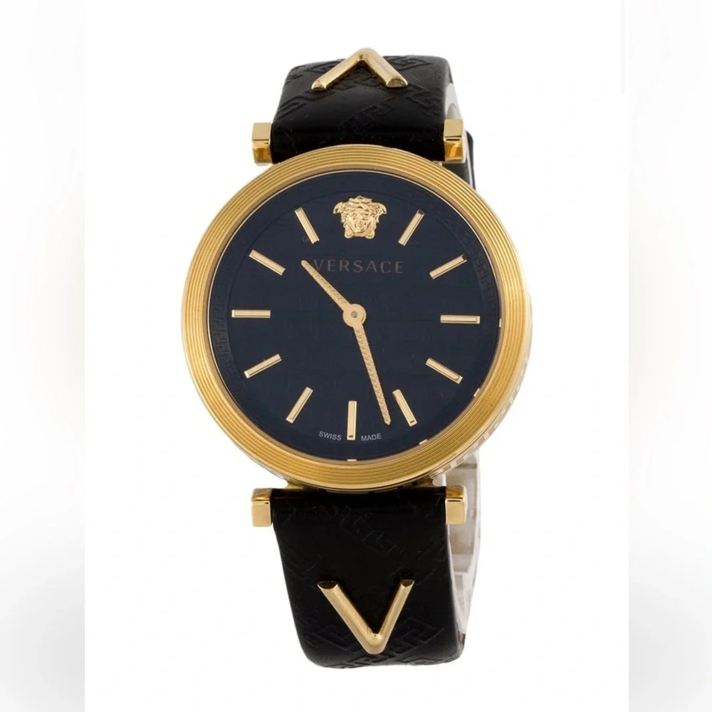 Versace Luxurious Gold and Black Smartwatch
